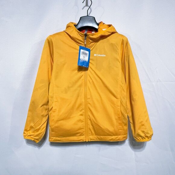 Columbia Pixel Grabber Youth S 8 Boys Girls Reversible Jacket Colorful Ladybug - Picture 7 of 7